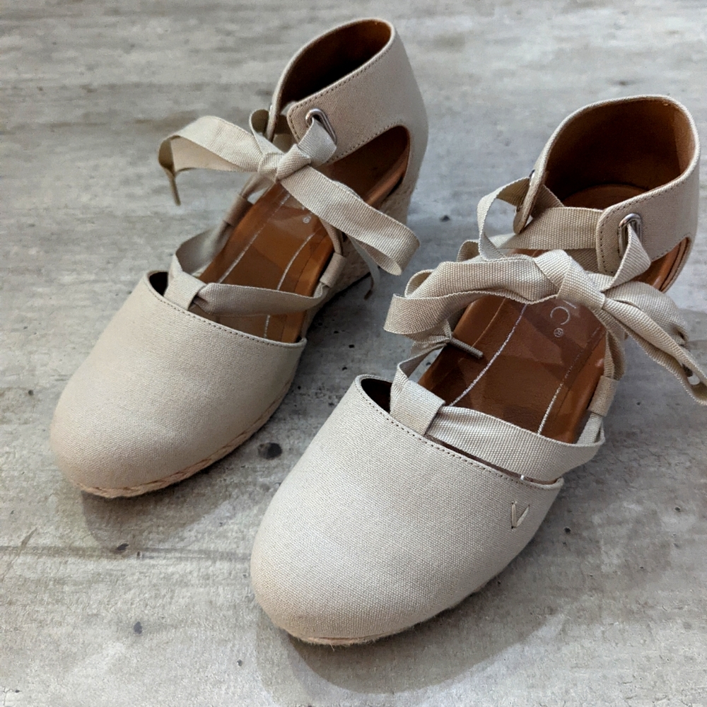 Vionic Espadrille Kaitlyn Wedges sz. 8